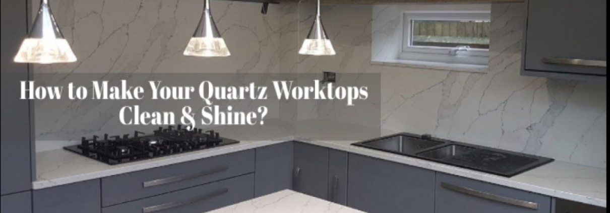 clean quartz worktops