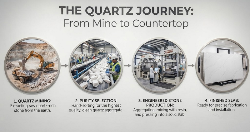 What Is a Quartz Worktop Made Of